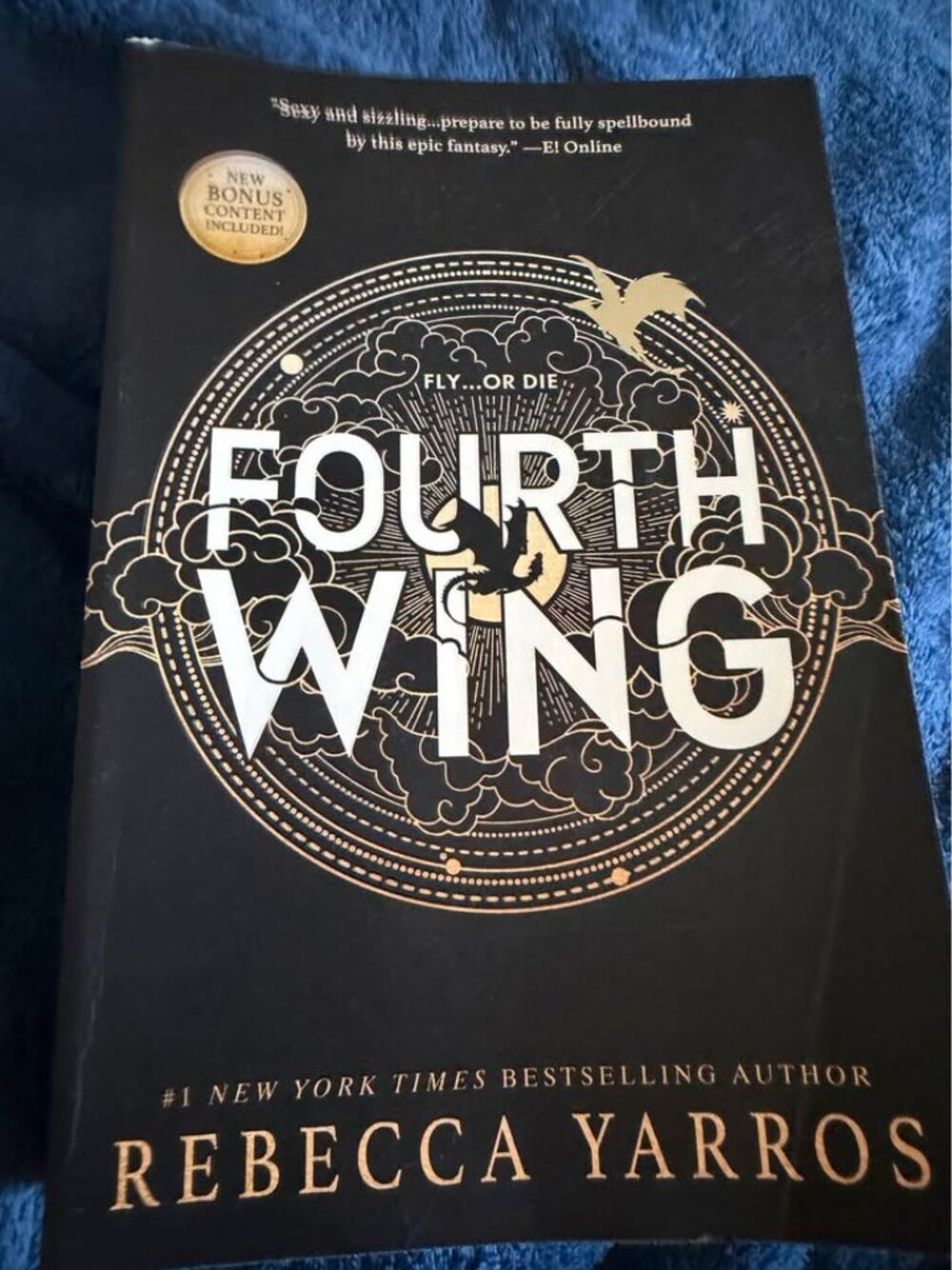 Brand new Fourth Wing Book by Rebecca Gold Edition